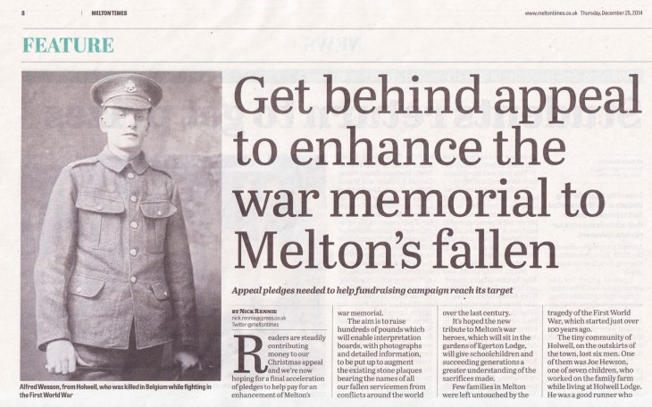 Melton Times 25 Dec 14
