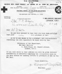 Red Cross telegram from 1943