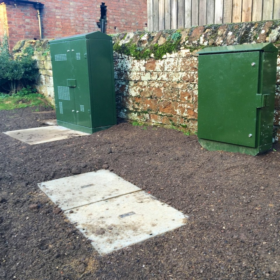 Holwell cabinets site cleared