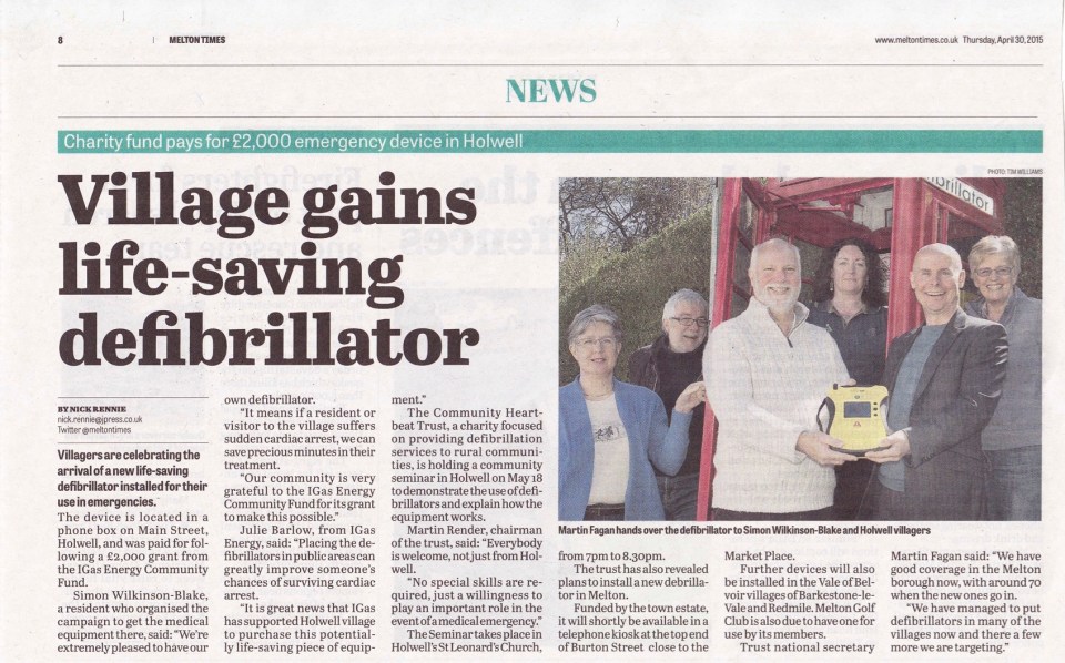 Holwell cPAD MT 30 Apr 15